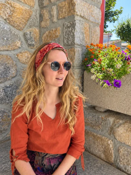 Red Floral Bandana Square 50 x 50 cm